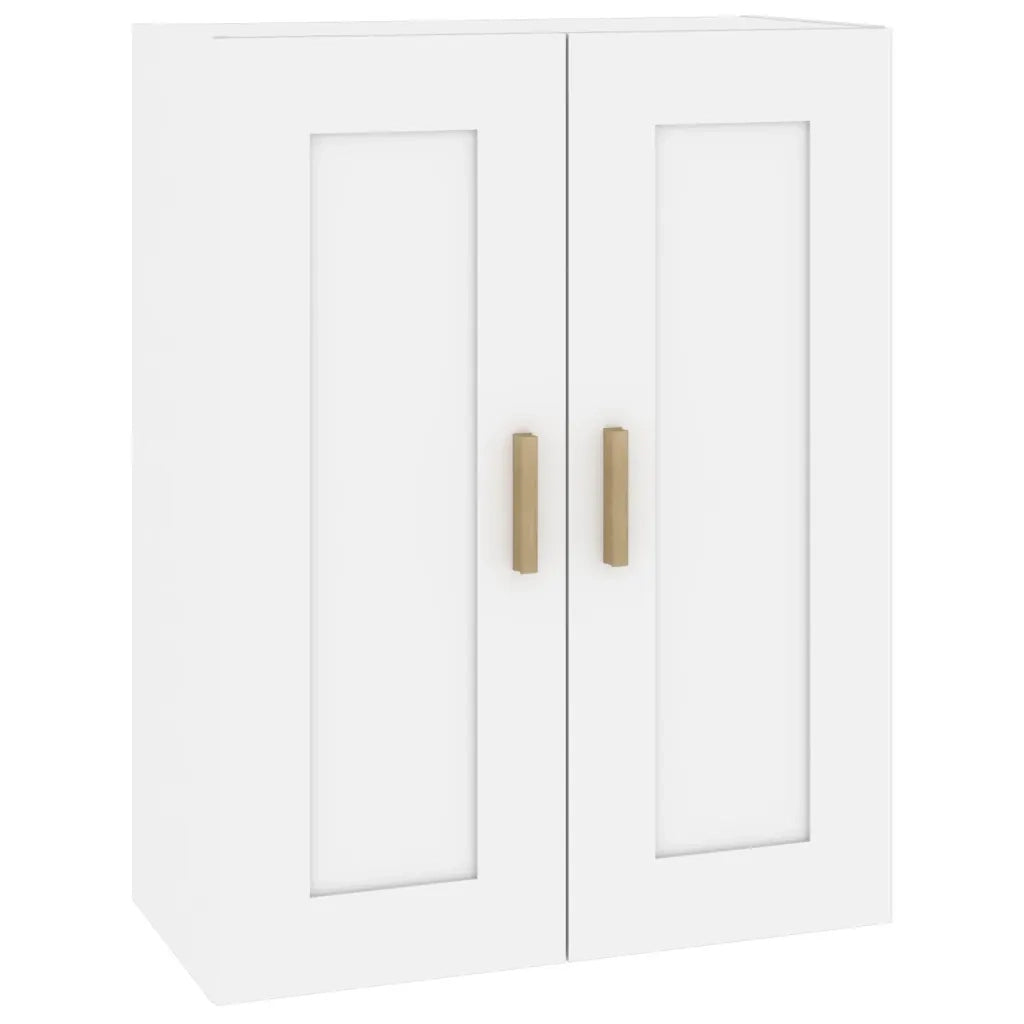 Mobile a Parete Bianco 69,5x32,5x90 cm in Legno Multistrato 812294