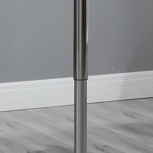 Tavolino Quadrato Altezza Regolabile 60x60x82-103 cm  Nero