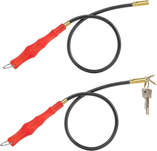 Liftatore a magnete flessibile 56 cm per la raccolta di componenti metallici - 2 pezzi.