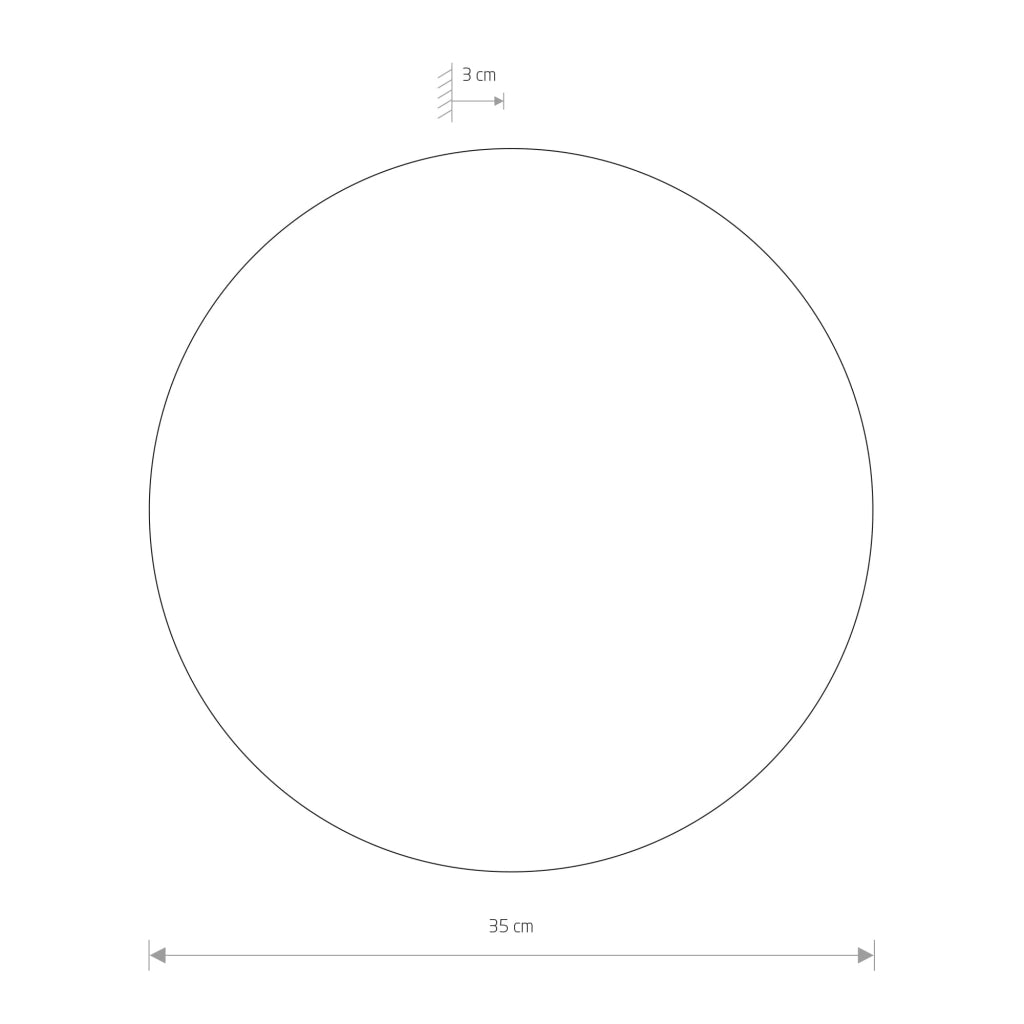Applique rotonda LED 13W marrone Ring Nowodvorski 10353