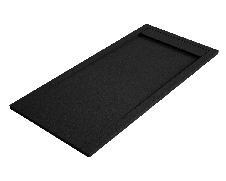 Piatto doccia AMBAR 90x180 cm Nero griglia Nero