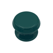 Pomolo fisso per porta SAGUATTI 877/80SB in alluminio verde lucido
