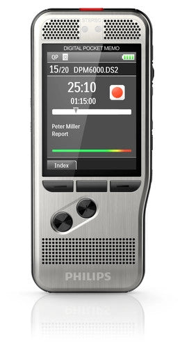 Philips DPM6000 Flash card Nero, Argento