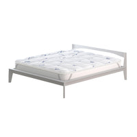 Topper 1 Piazza e Mezzo Trapuntato 300 gr/mq con Elastici Air Traspirante Bianco