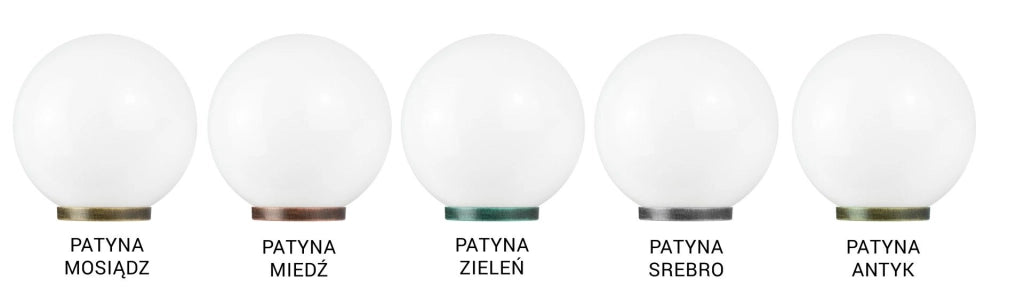 Lampada da giardino sfera bianco nero 1xE27 Ø30 SU-MA