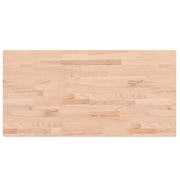 Piano Tavolo | Superficie Tavolo | Piano Scrivania 100x50x4cm Rettangolare Legno Massello di Faggio