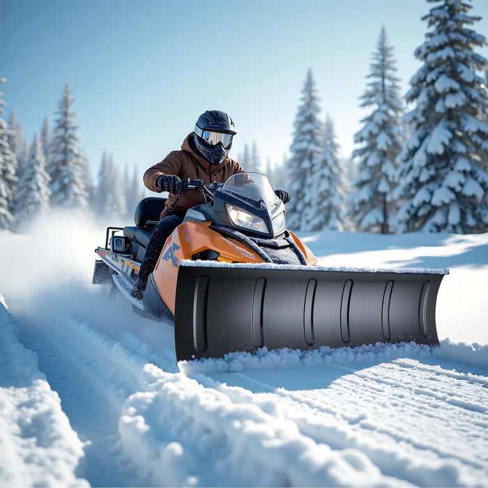 Spazzaneve per quad, 140cm x 40 cm, regolabile, Sgombraneve Spartineve