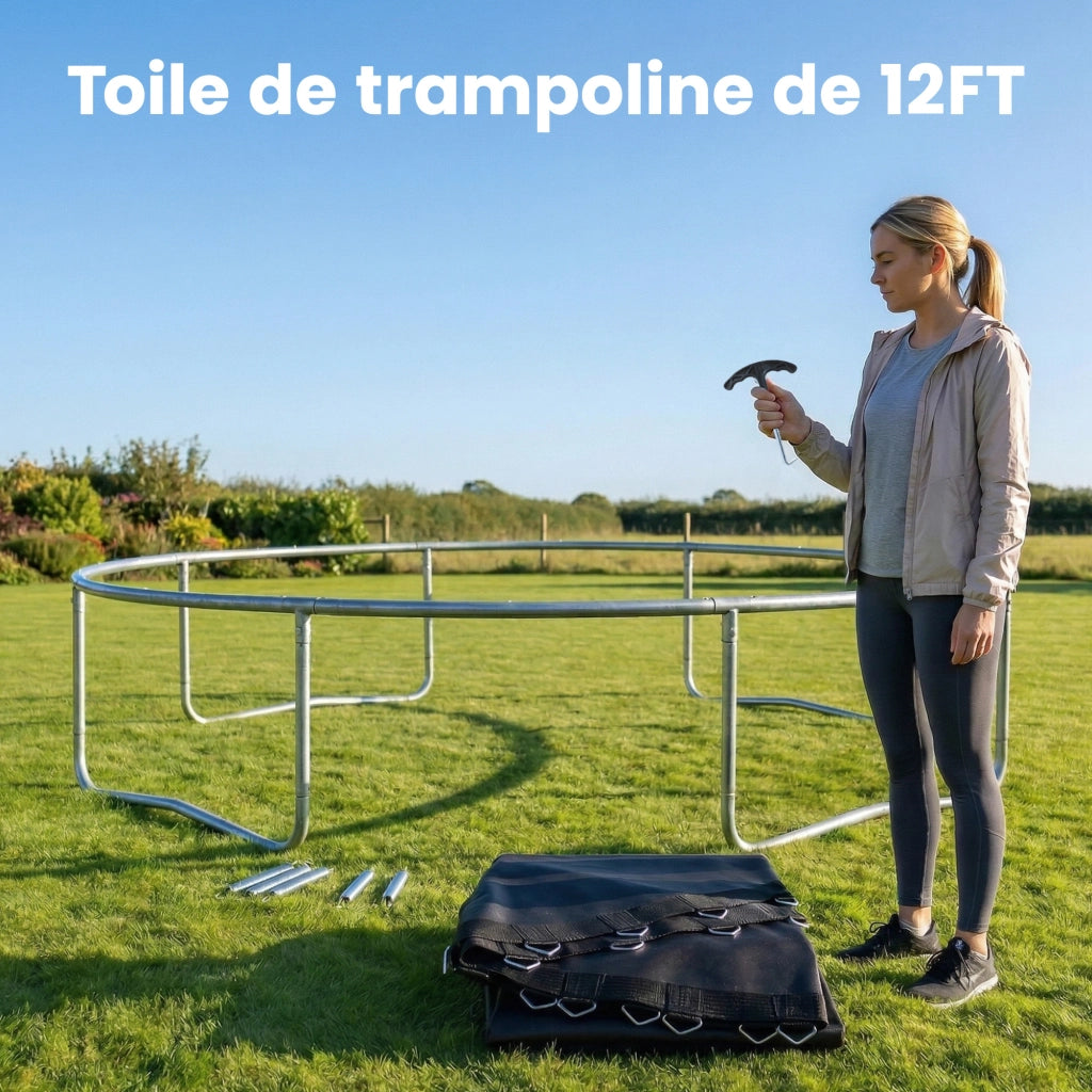 Tappeto Sostituzione Trampolino ¨C zephmum ¨C Compatibile ? 3,7 m, 14 cm