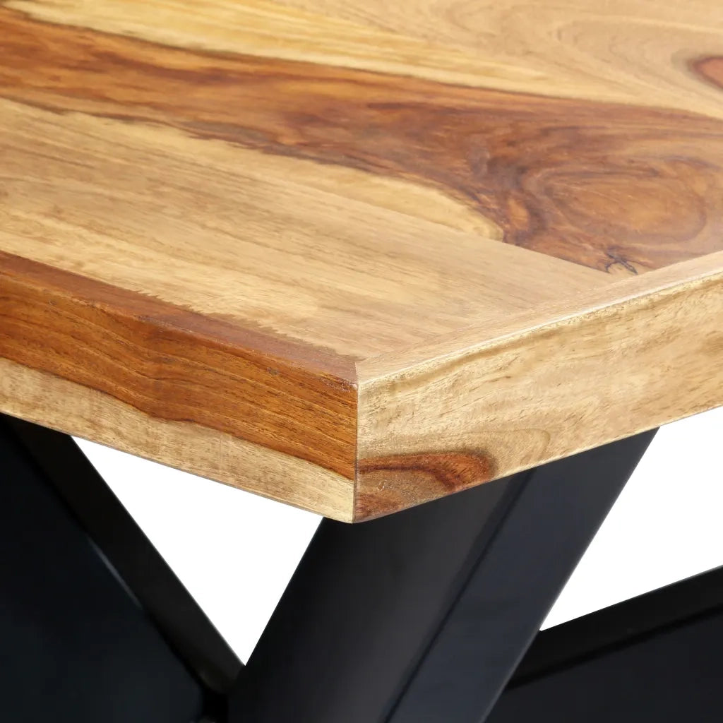 Tavolo da Pranzo 180x90x75cm in Legno Massello di Sheesham cod mxl 26291
