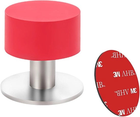Stoppera automatica porta - bumper porta isolante rumore - 304 acciaio inossidabile - protezione porta - stoppera porta antiblocco - bumper porta isolante rumore pesante - dimensioni 40x65mm