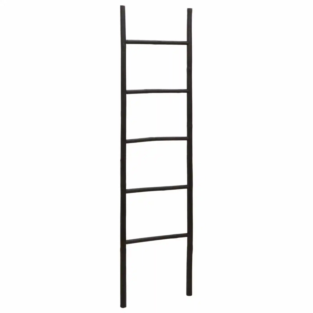Scala per Coperte Nero 40 x 150 cm Bambù 42027169