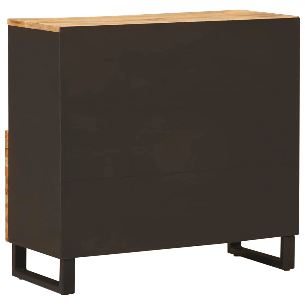 Mobile laterale | Tavolo laterale | Tavolino Marrone 90 x 33 x 75 cm Legno di mango massello