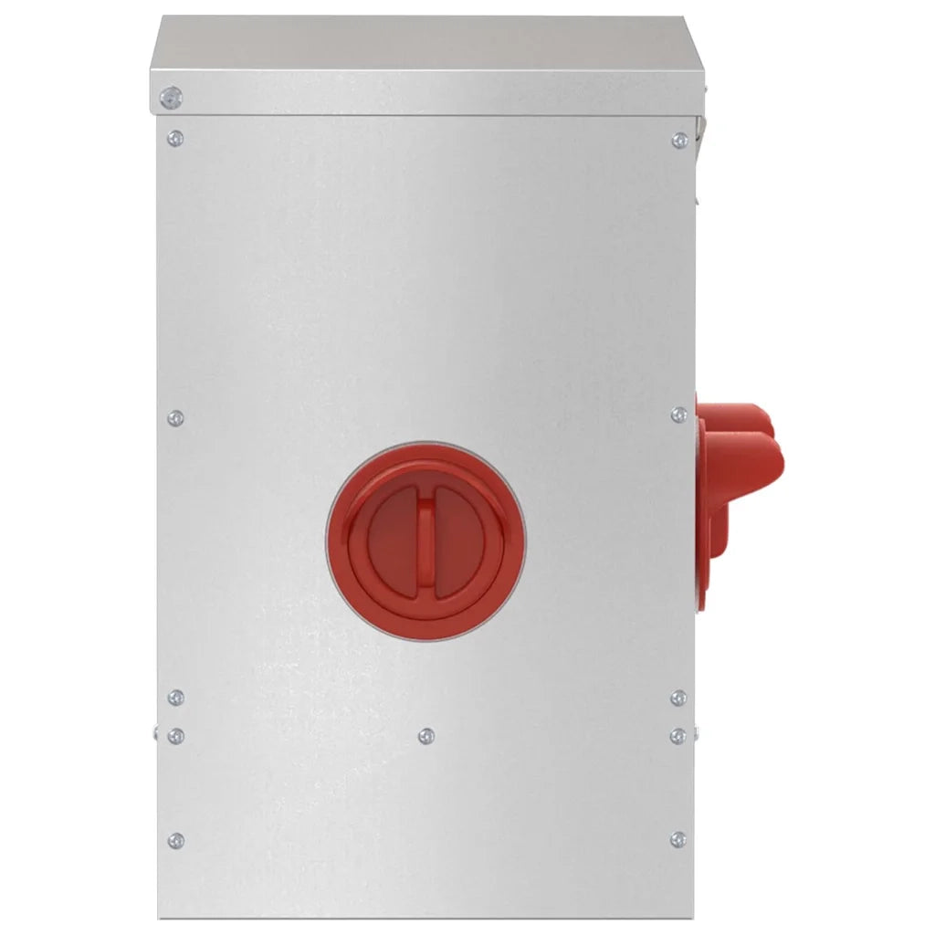 Feeder per pollo Argento 40,5 x 25 x 38 cm Acciaio zincato 874653