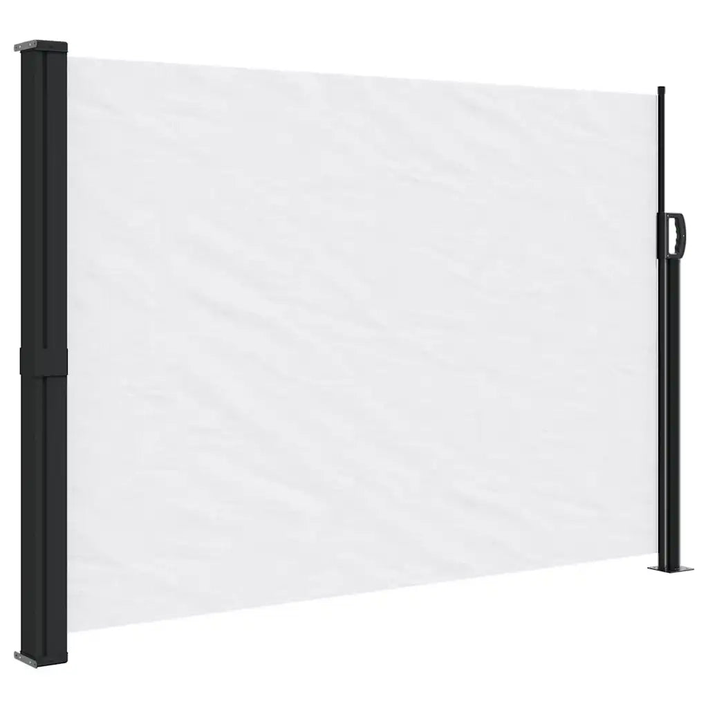 Tenda da Sole Laterale Retrattile-Tenda parasole per balcone per giardino Bianco 140x600 cm 605719