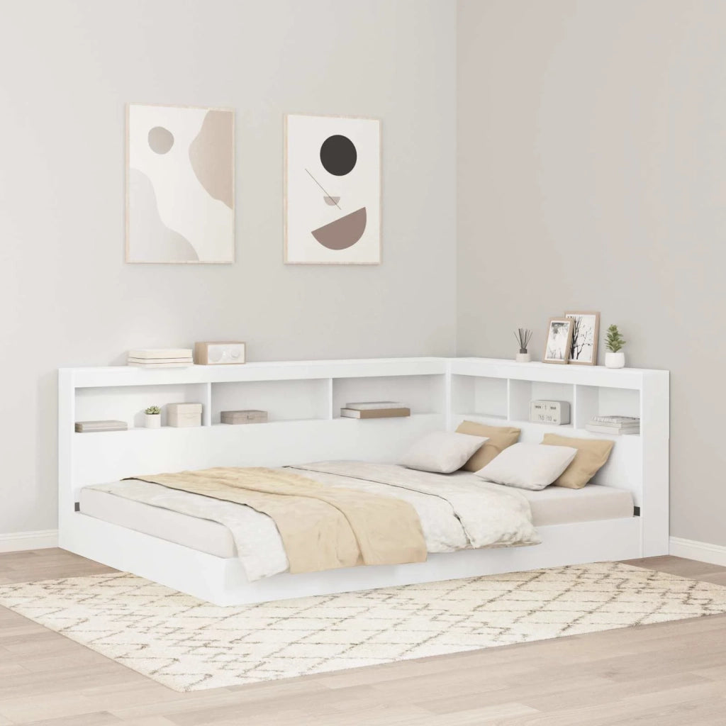 Testiera | Testata contenitore Bianco 160 cm Legno multistrato