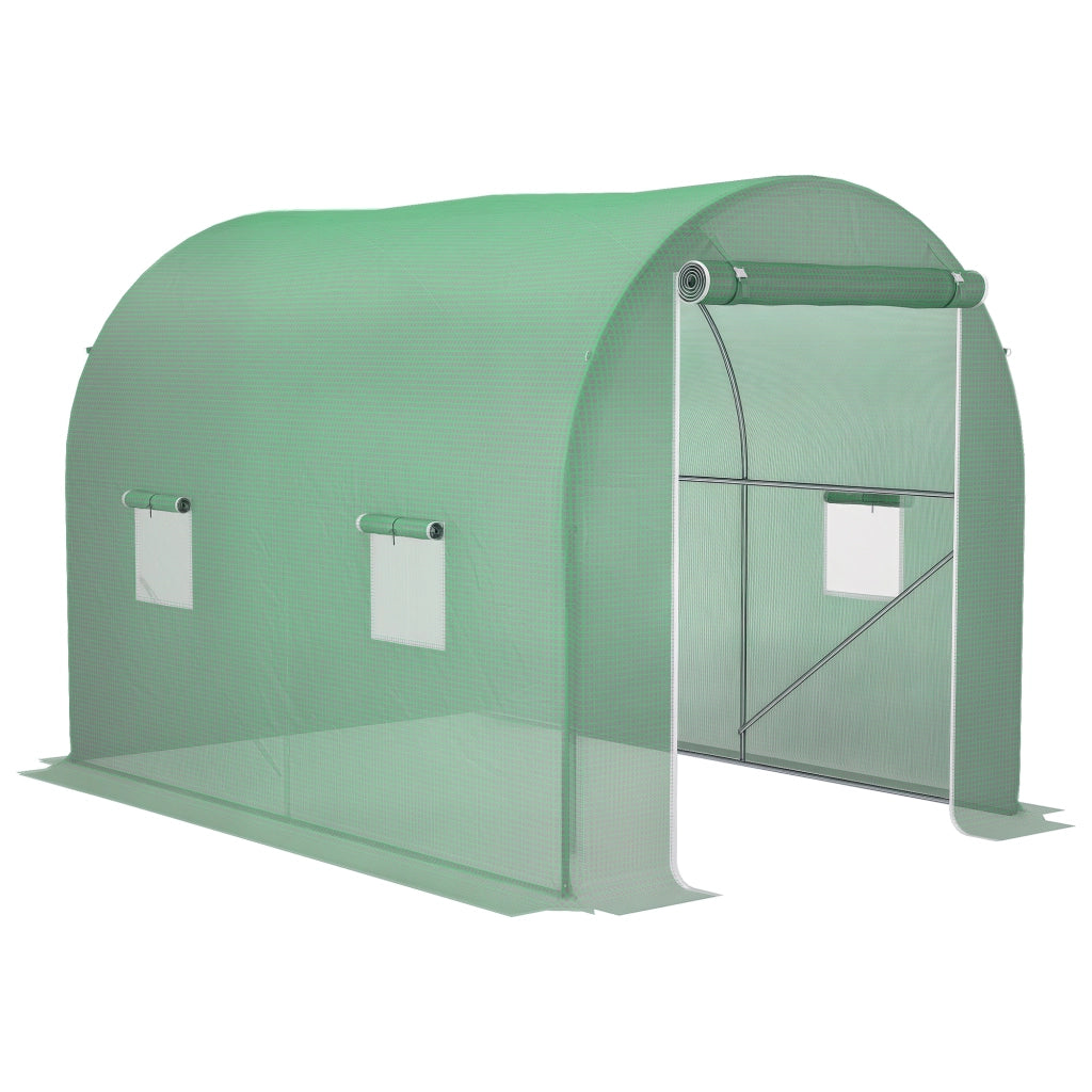 Serra da Giardino Tunnel 6 m2 ¨C Zephmum ¨C Verde 3x2x2.1 m
