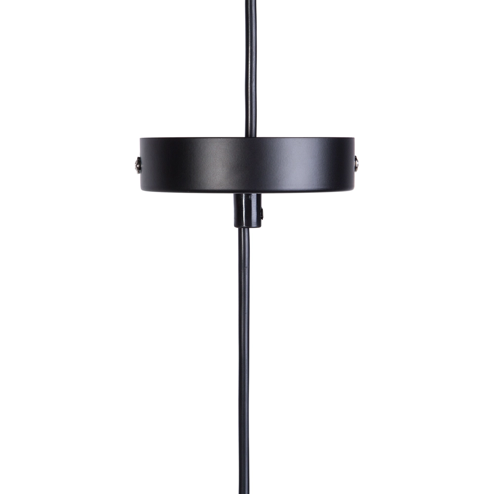 Lampadario Metallo Nero e Rame con Paralume a Campana Design Moderno