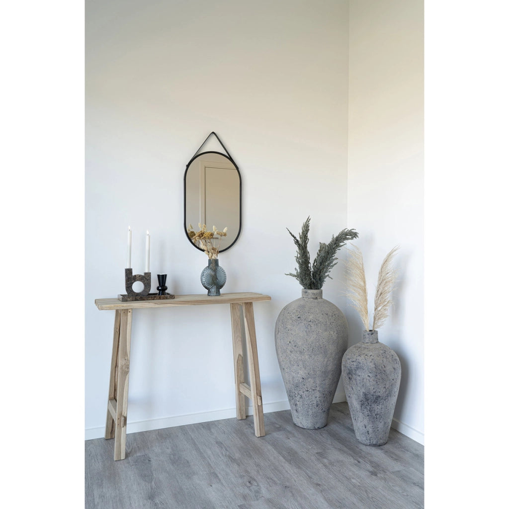 Specchio con Cornice Trapani, Argento, Metallo, 2x35x60 cm