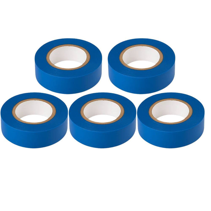 Kit nastro isolante in pvc autoestinguente multicolore per impianti sicuri *** colore blu, dimensioni 15 mm x 10 mt x...