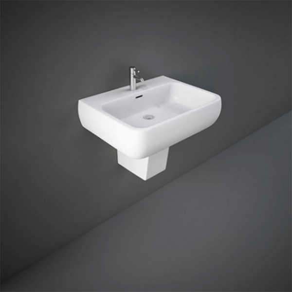 Lavabo sospeso 60 cm Rak Ceramics Metropolitan MEWB00001 Bianco