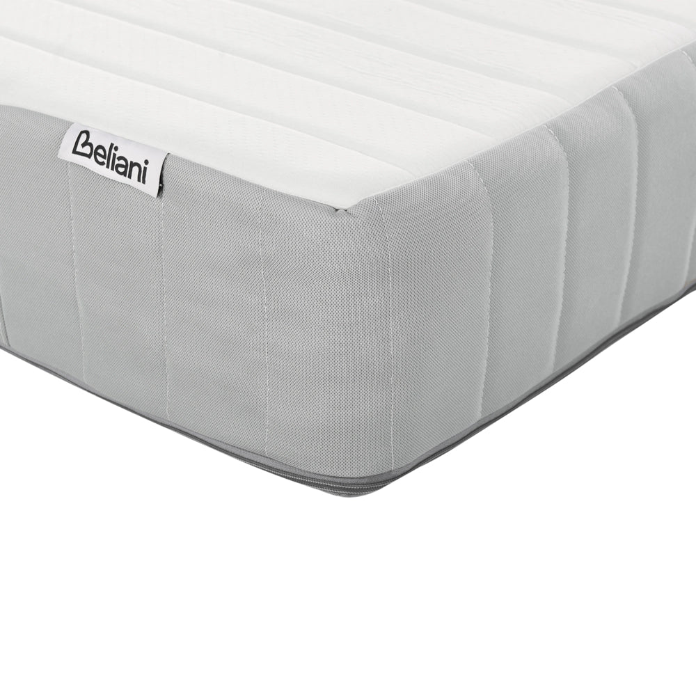 Materasso rigido a molle insacchettate sfoderabile a 7 zone 160 x 200 cm con maniglie