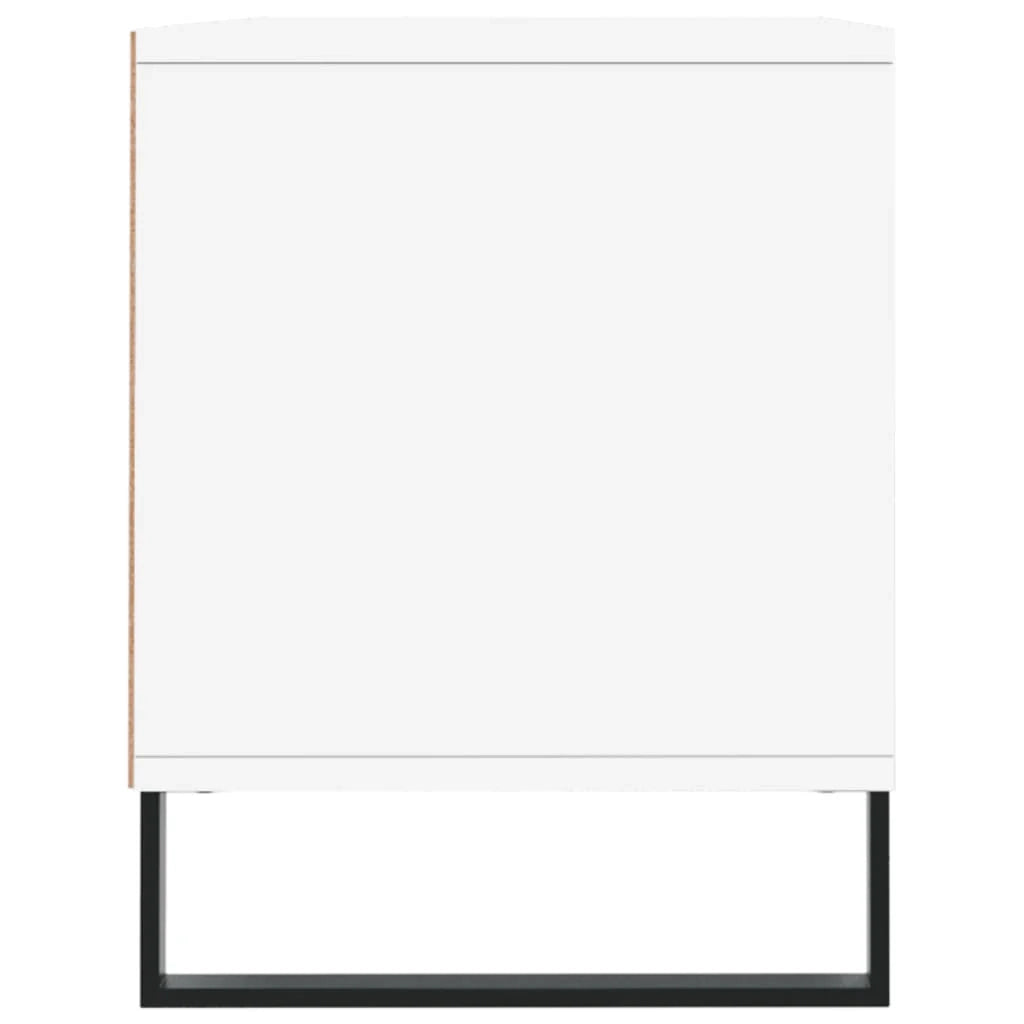 Mobile TV multimediale mensola TV credenza mobile TV sala da pranzo soggiorno camera da letto 100 x 34,5 x 44,5 cm legno ingegnerizzato bianco 02_0025470