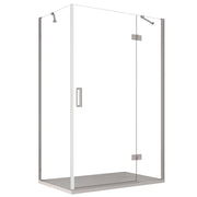 Box Doccia Angolare 75x80 cm 1 Anta Battente in Cristallo Trasparente 8mm H195 Bonussi Ilenia