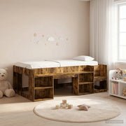 Telaio del letto con storage Rovere Fumo 80 x 200 cm