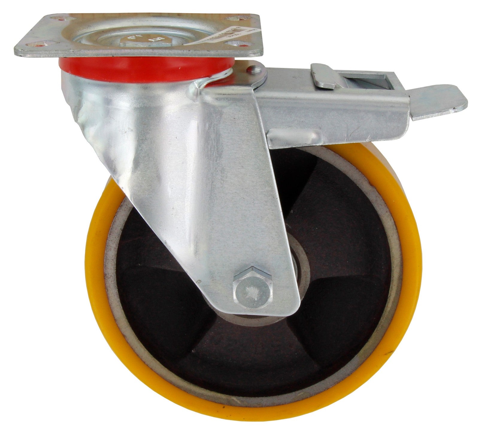 ruota ultraleggera 24 ant destra 150x30 girevole con freno cod:ferx.95007