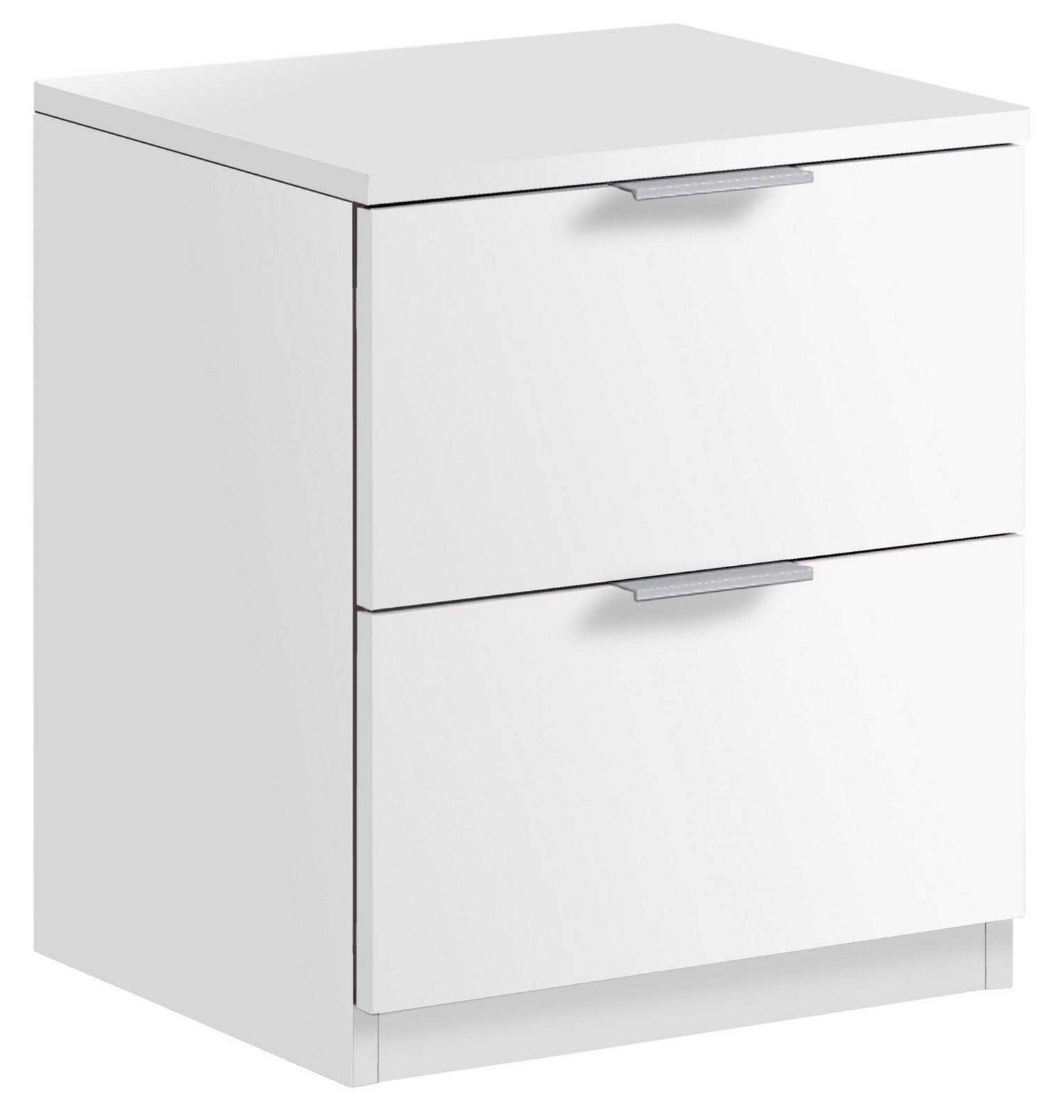 kit comodino 2 cassetti 46x38x34 bianco cod:ferx.95009