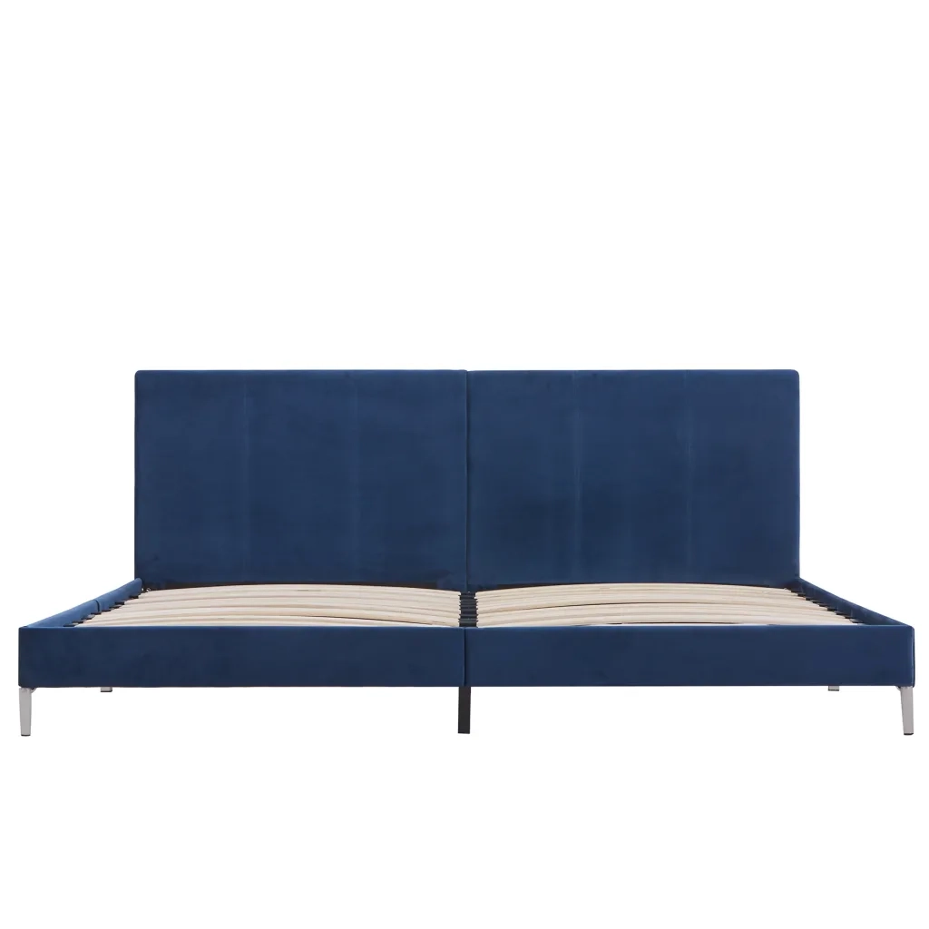 Giroletto senza Materasso Blu 180x200 cm in Tessuto 280955