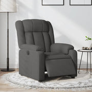 Poltrona Elettrica Reclinabile Grigio Scuro in Tessuto 3205293