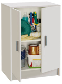 kit mobile 2 ante multiuso 59x37xh80 cm bianco cod:ferx.95011