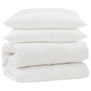 Set di Piumoni 3 pz | Duvet Bianco Microfibra e Piuma d'Oca