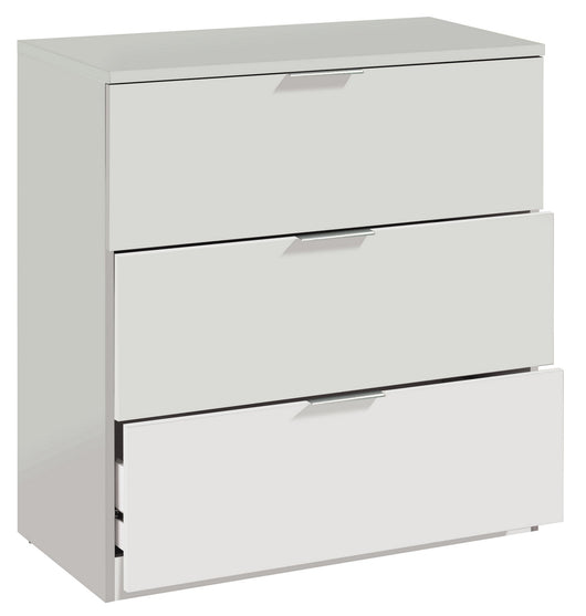 kit cassettone 3 cassetti 80x38x77 bianco cod:ferx.95013