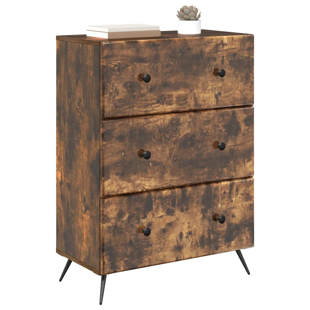 Mobile con Cassetti Rovere Fumo 66 x 34,5 x 90 cm 895530