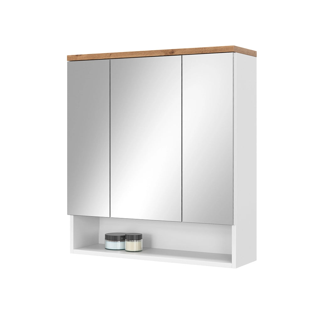Vicco Specchio contenitore bagno Bianco 70 x 77.5 cm con 3 porte