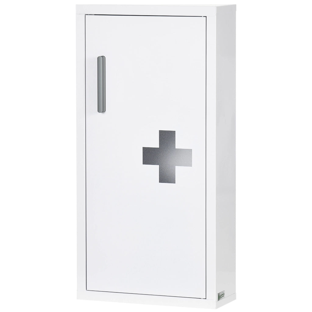 Mobiletto da Parete 3 Livelli ¨C Zephmum ¨C 30x12x60 cm Bianco