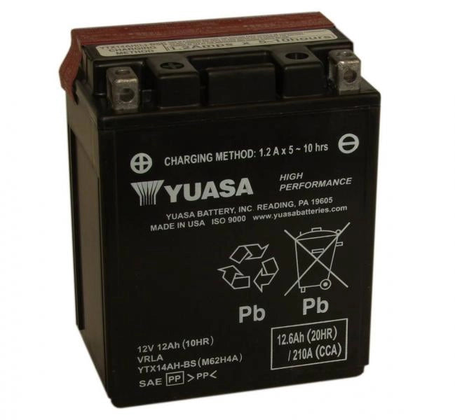 BATTERIA YUASA YTX14AH-BS 12V 12 Ah