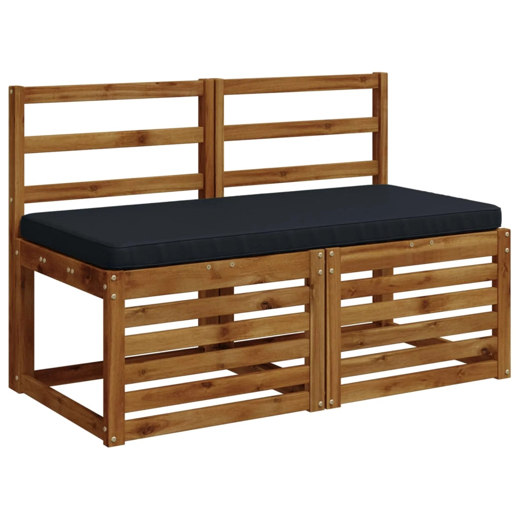 Cuscino per Panchina a 1 Pezzo VUGHT 100% Poliestere Blu Scuro 951876