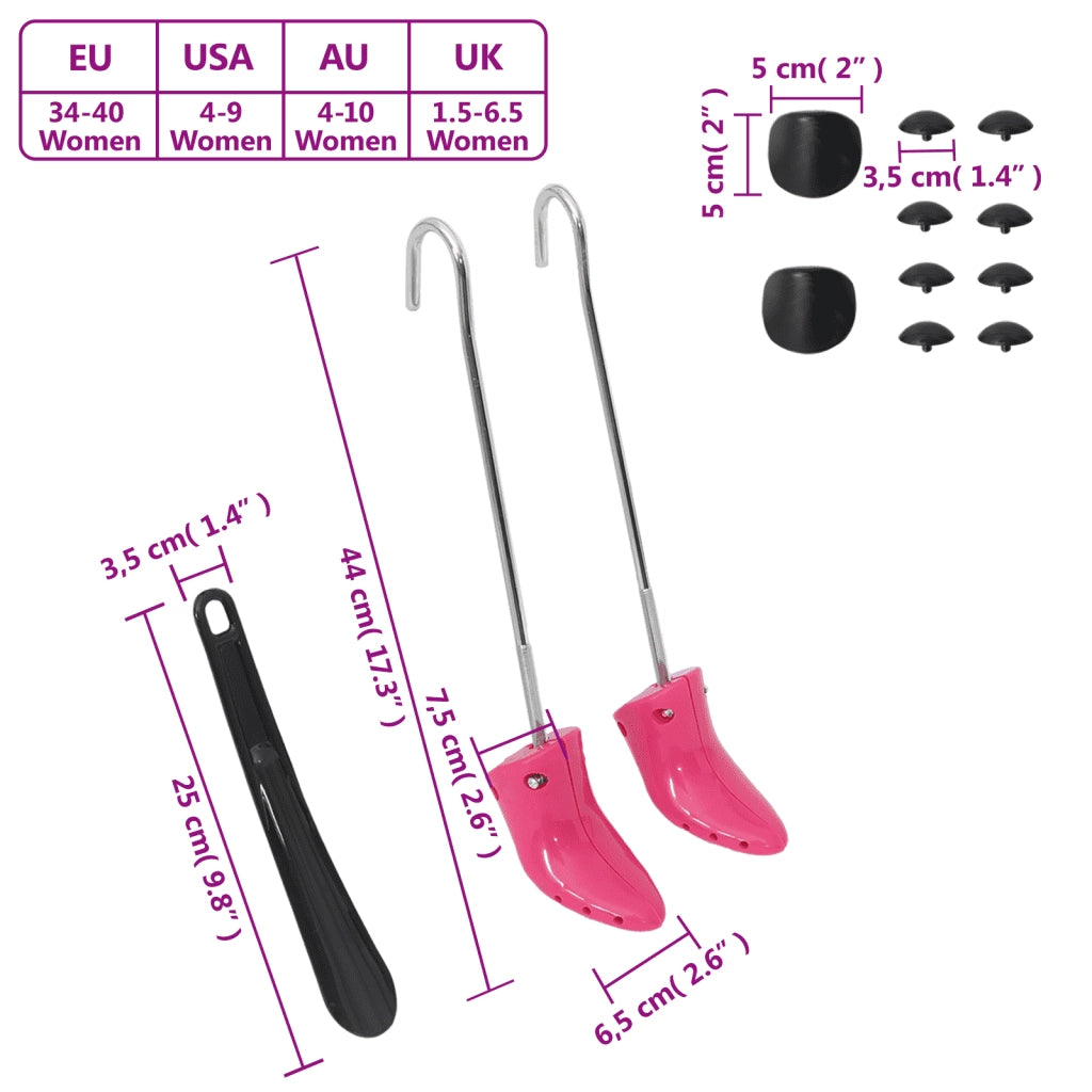Allargatore per Stivali con Calzascarpe Rosa EU 34-40 Plastica CFW2813245