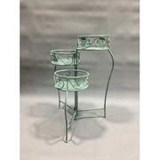 C FIORIERA 3 POSTI 44X46XH65CM VERDE SALVIA EPOQUE- 2,0 pz