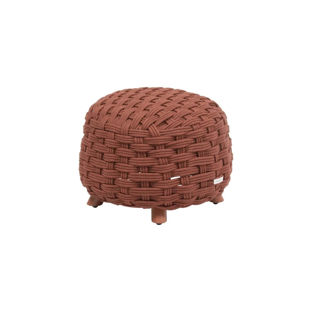 Pouf  poggiapiedi Obbae  mogano Ø48,5 x 38 cm