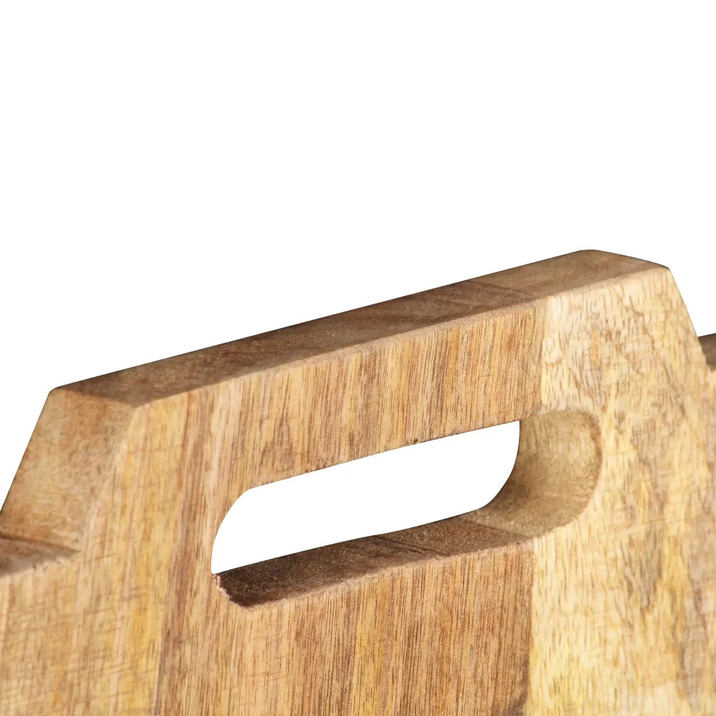 Portariviste a Parete 33x10x67 cm in Massello di Mango Grezzo cod mxl 56622