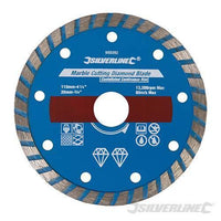 Lama diamantata per marmo e ardesia ideale per sega circolare Silverline