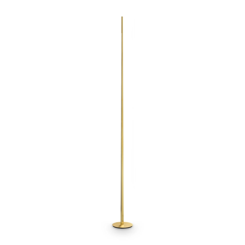 Lampada Da Terra Blade 1 Luce Led Integrato Ottone