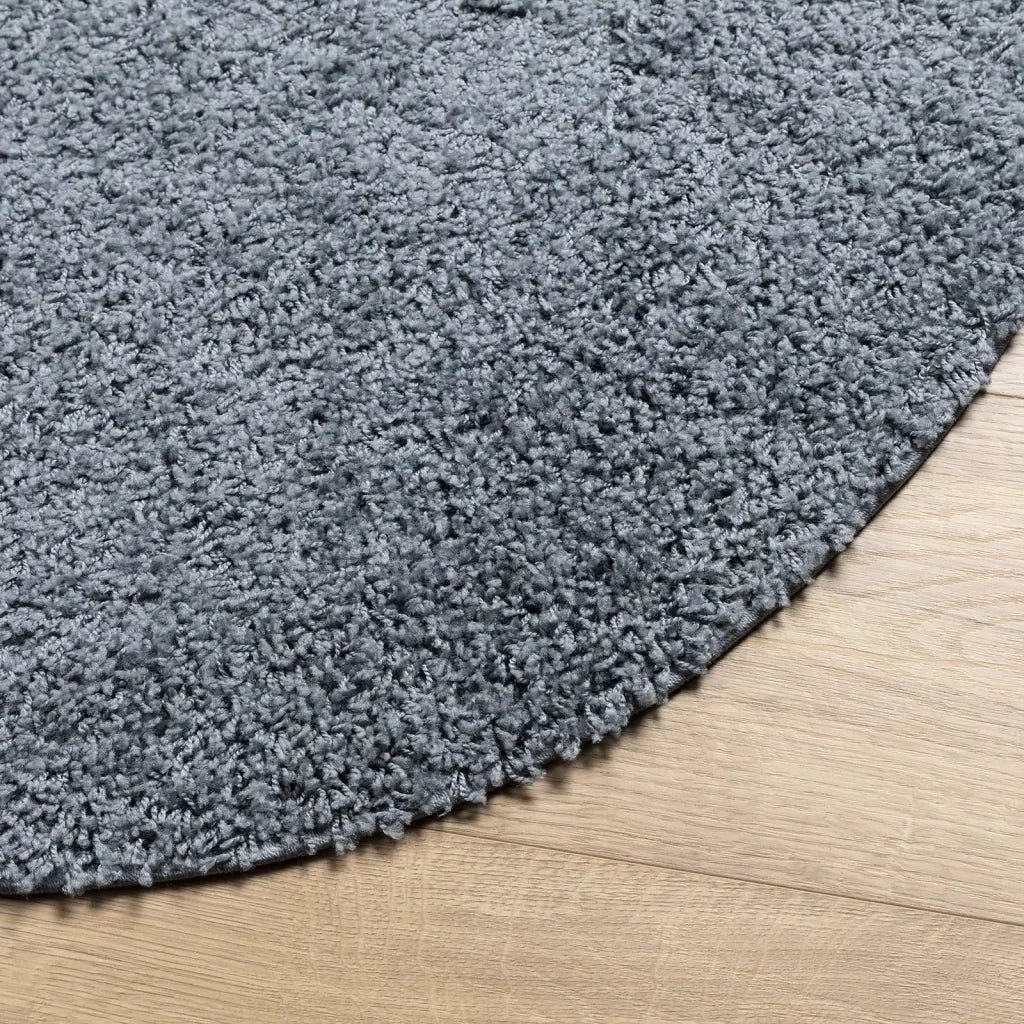 Tappeto Shaggy PAMPLONA a Pelo Lungo Moderno Blu Ø 280 cm 375337