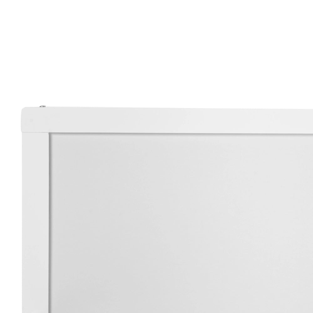 Letto singolo per bambini allungabile in legno di pino bianco 90 x 200 cm con rete a doghe cameretta elegante