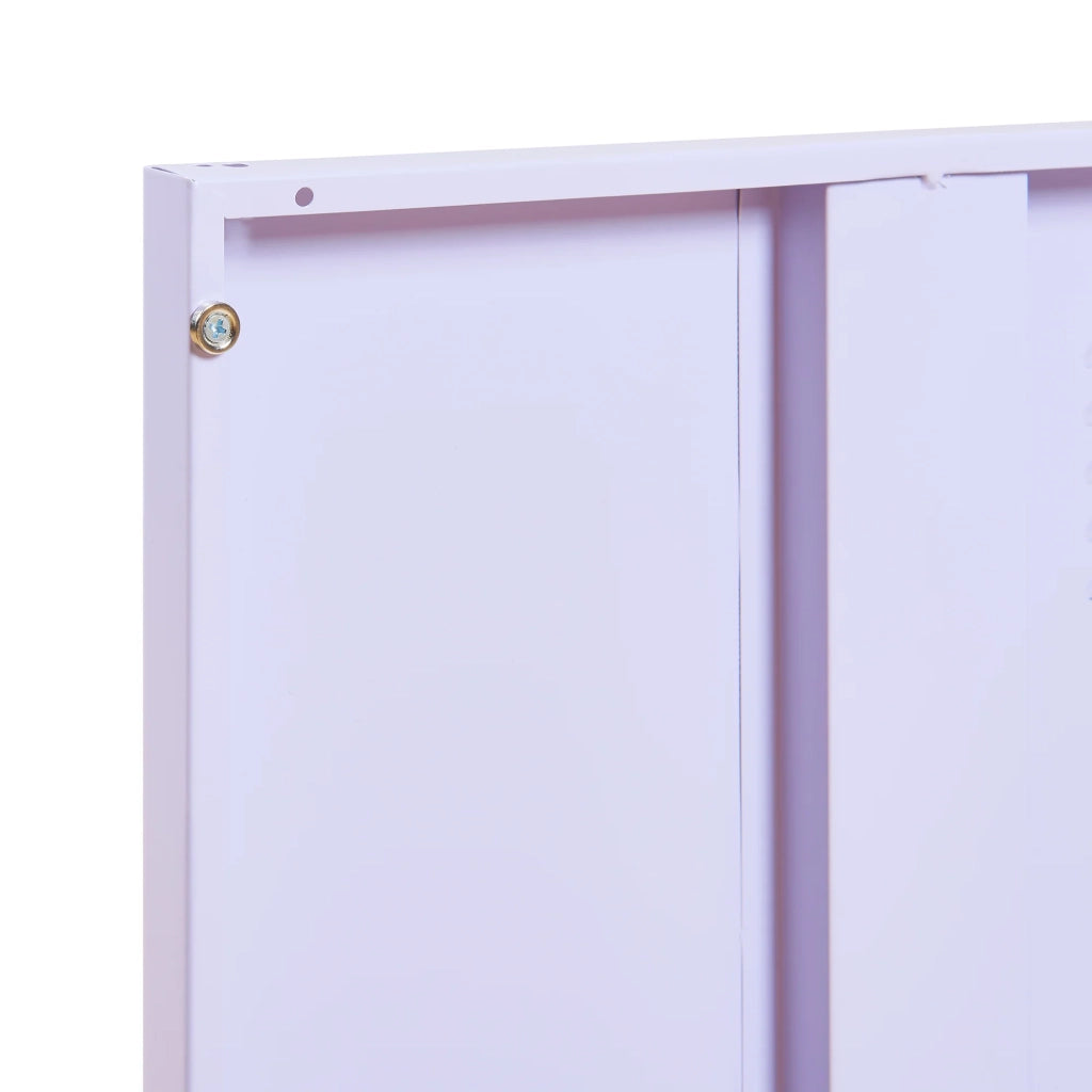 Comodino comodino cassettiera mobile contenitore maniglia porta destra 57 x 40 x 30 cm viola chiaro 03_0011022