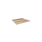 Top tavolo hpl mahe' effetto legno naturale quadro cm 79x79x1